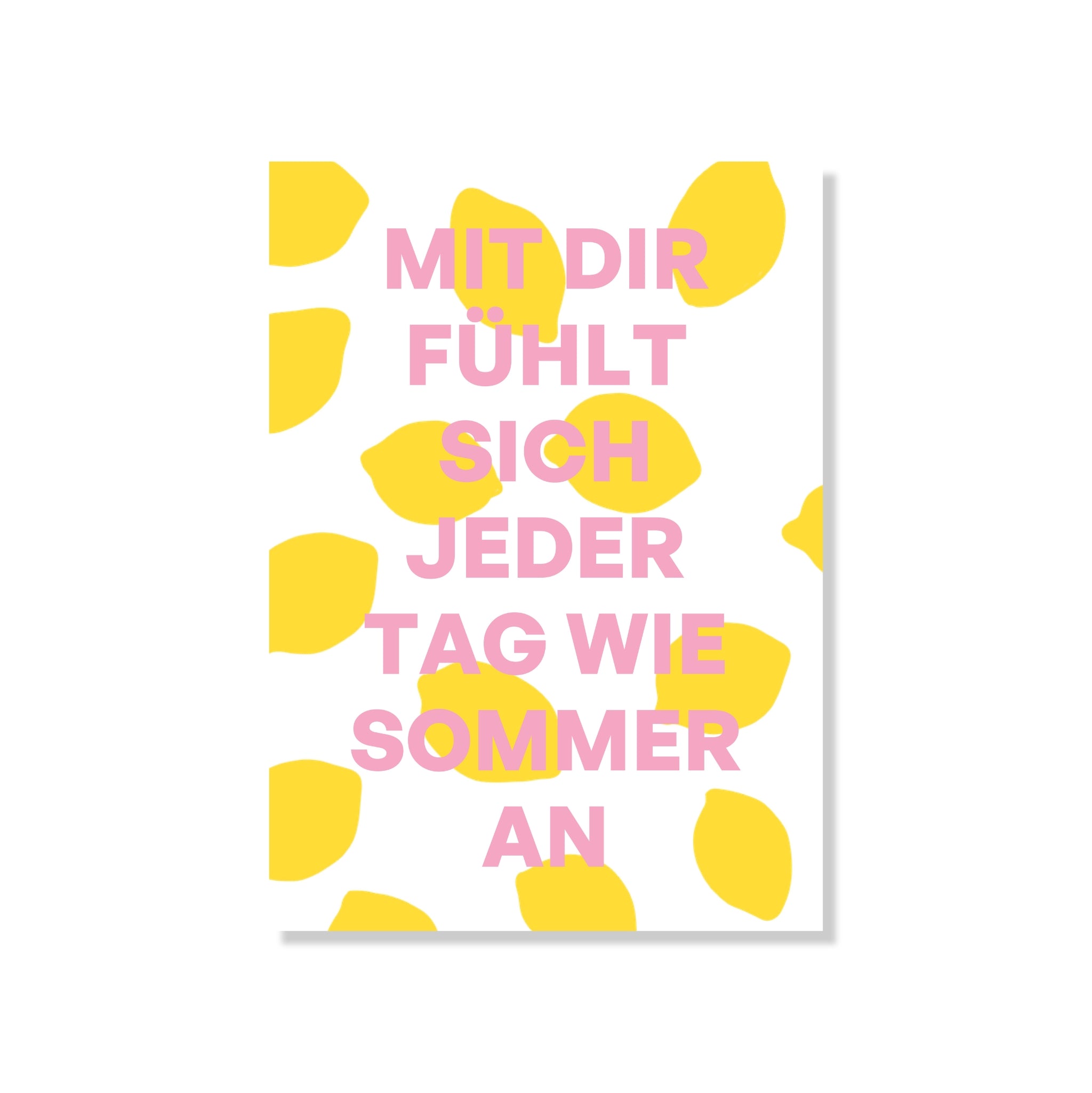 POSTKARTE JEDER TAG WIE SOMMER