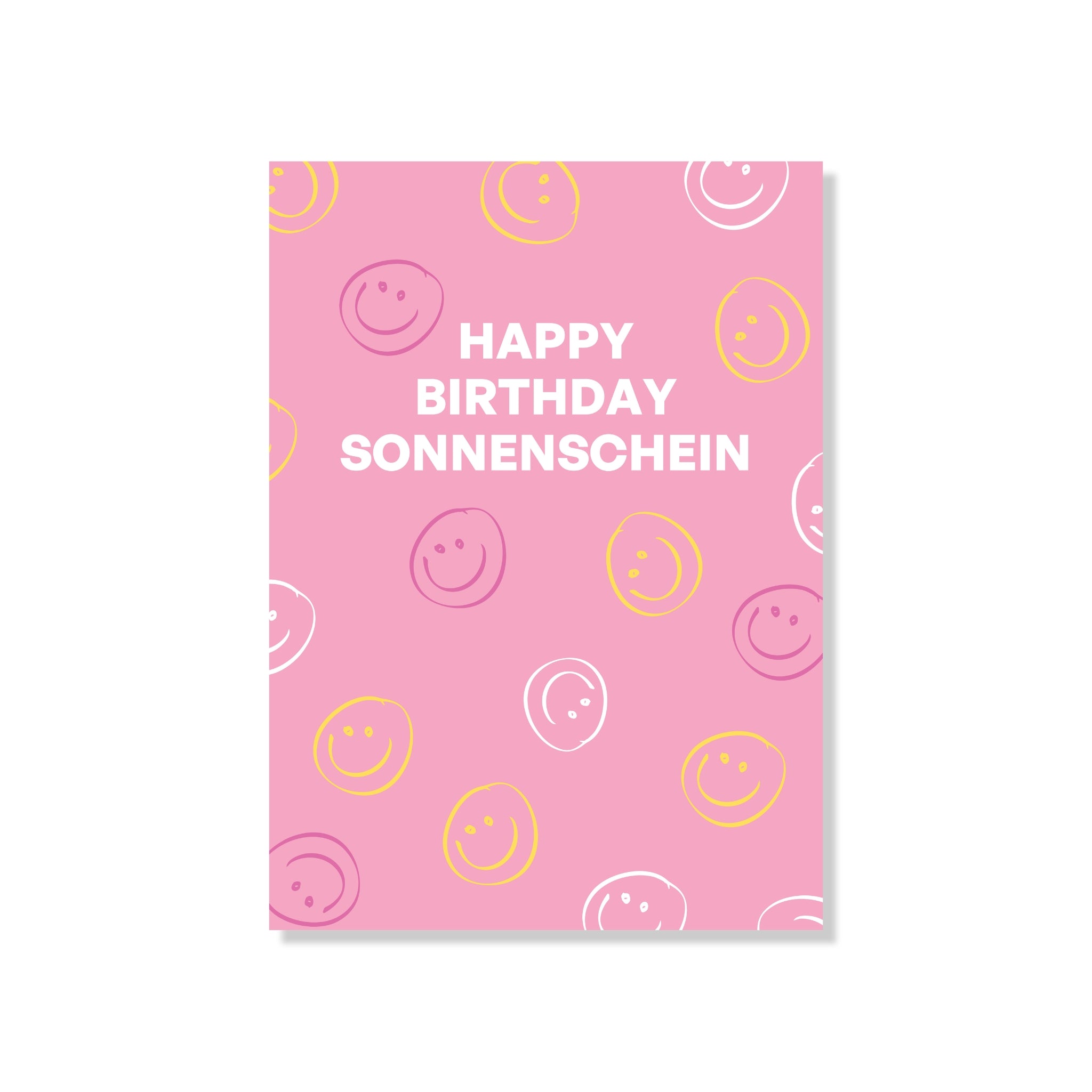 POSTKARTE HAPPY BIRTHDAY SONNENSCHEIN