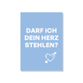 POSTKARTE DARF ICH DEIN HERZ STEHLEN