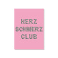 POSTKARTE HERZSCHMERZ CLUB