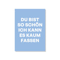 POSTKARTE DU BIST SO SCHÖN