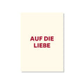 POSTKARTE AUF DIE LIEBE