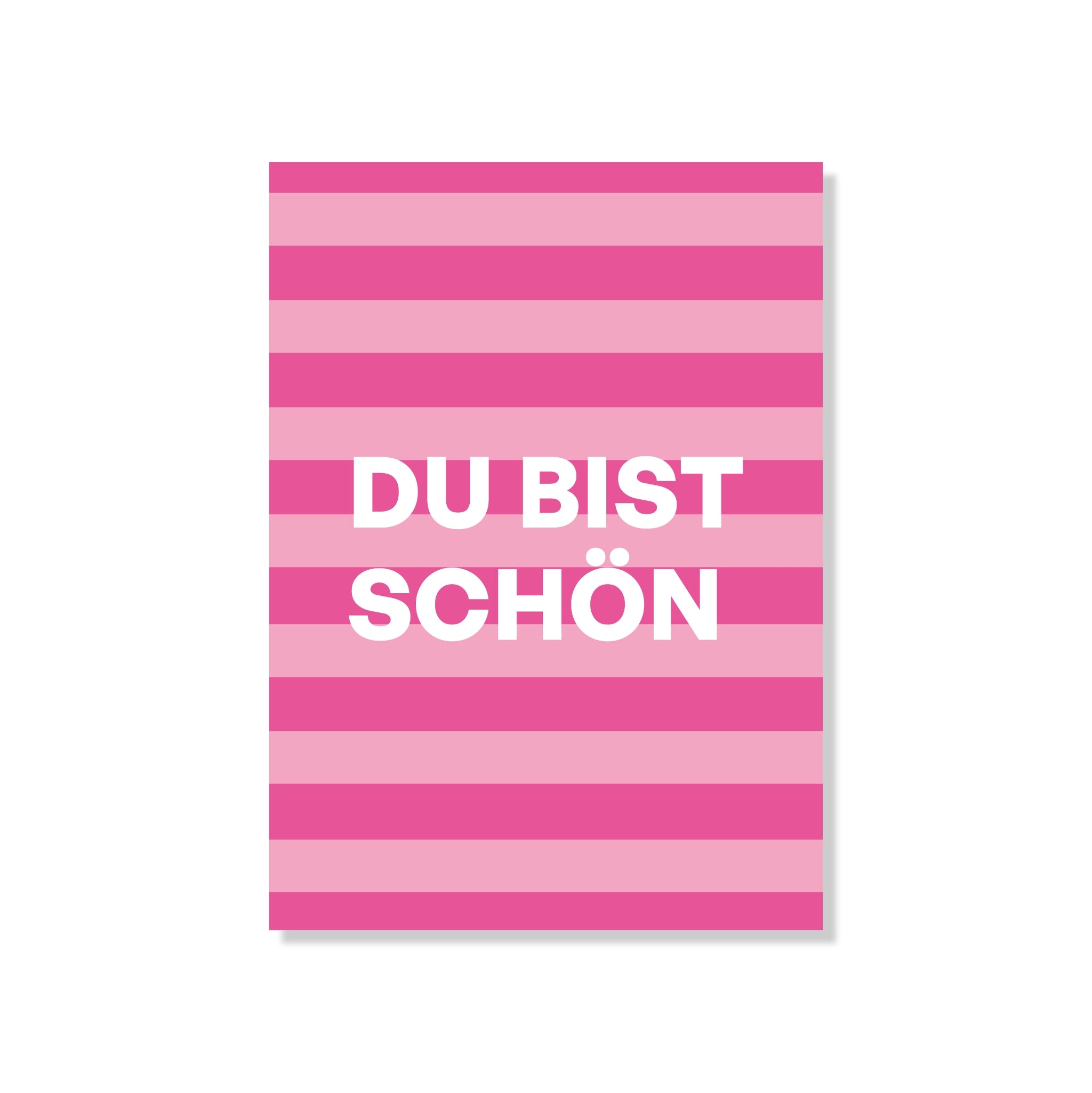 POSTKARTE DU BIST SCHÖN