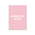 POSTKARTE HOCHZEITSMAUS