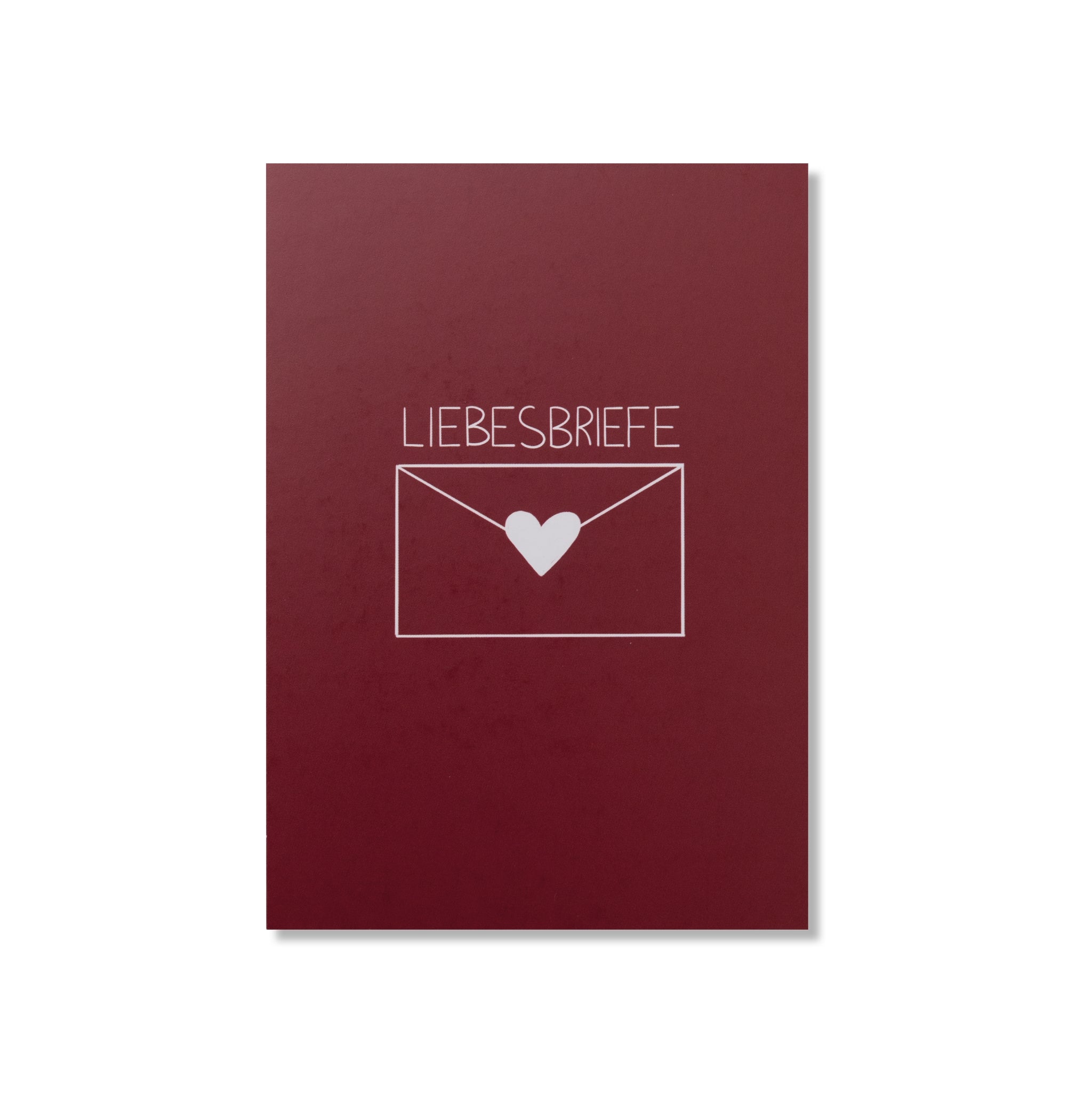 POSTKARTE LIEBESBRIEF