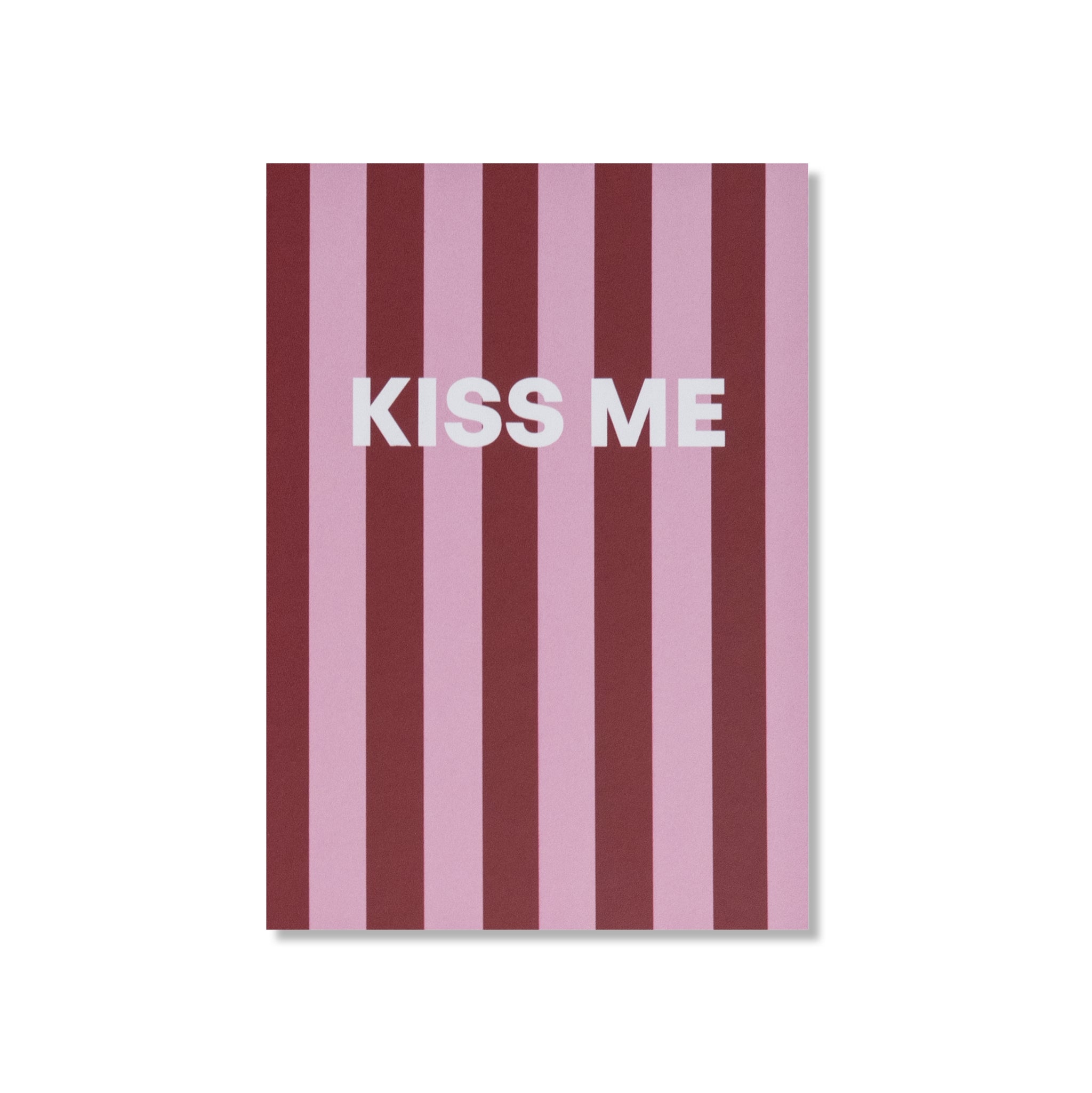 POSTKARTE KISS ME