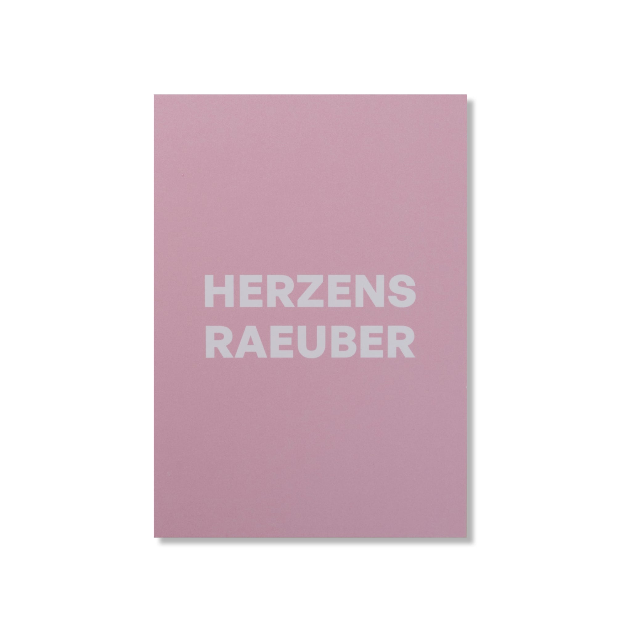 POSTKARTE HERZENSRAEUBER