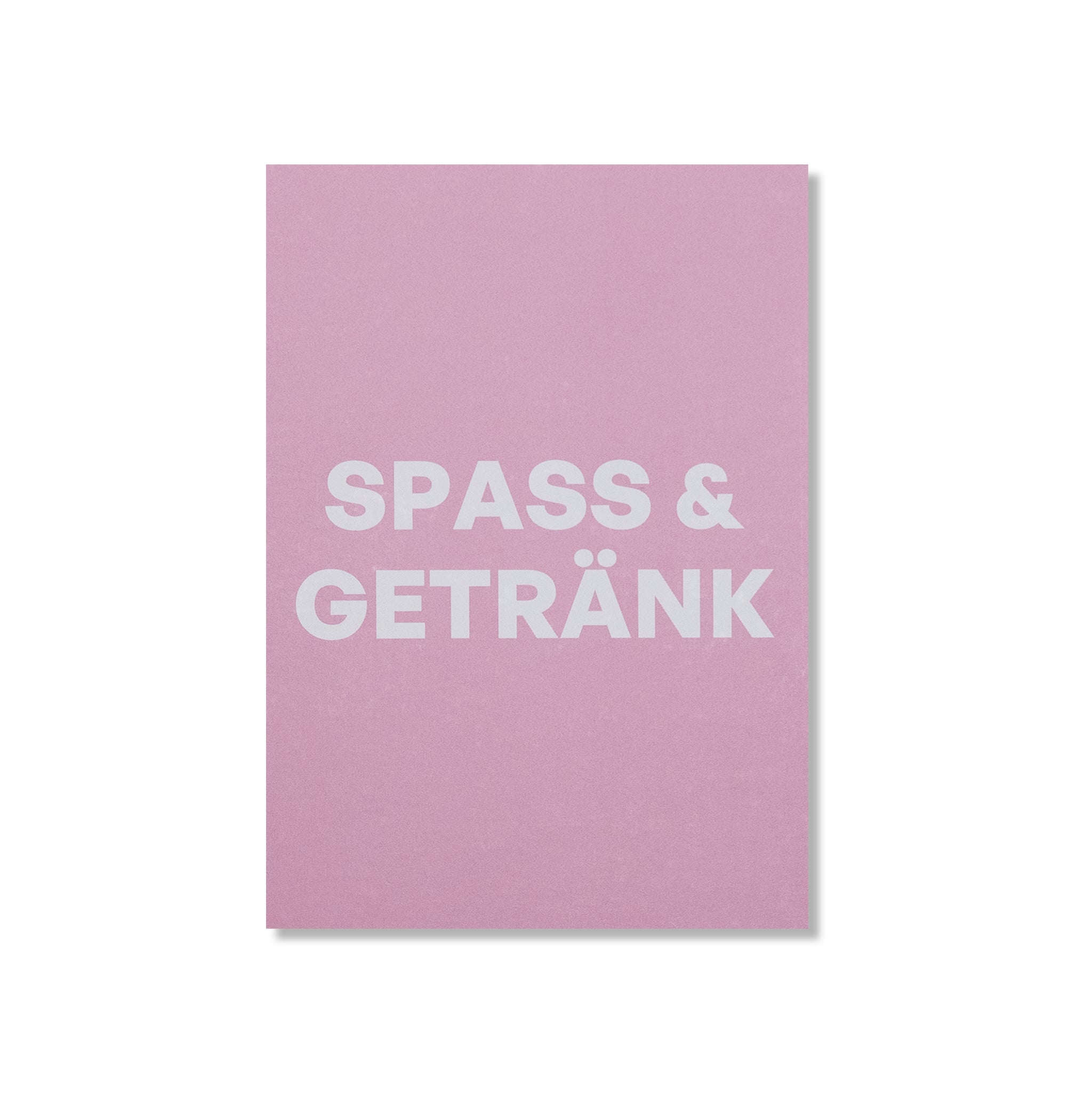 POSTKARTE SPASS & GETRÄNK