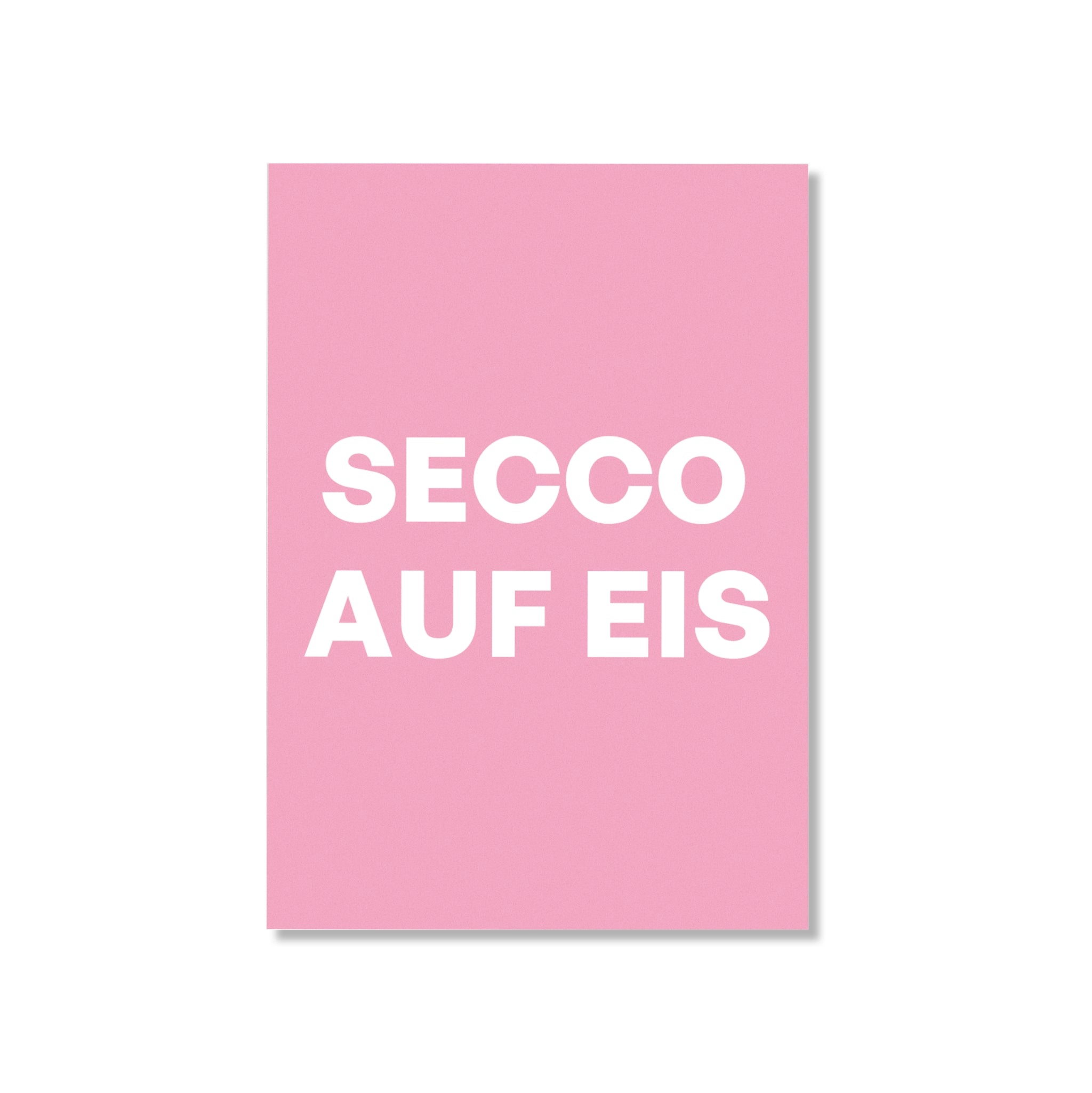 POSTKARTE SECCO AUF EIS