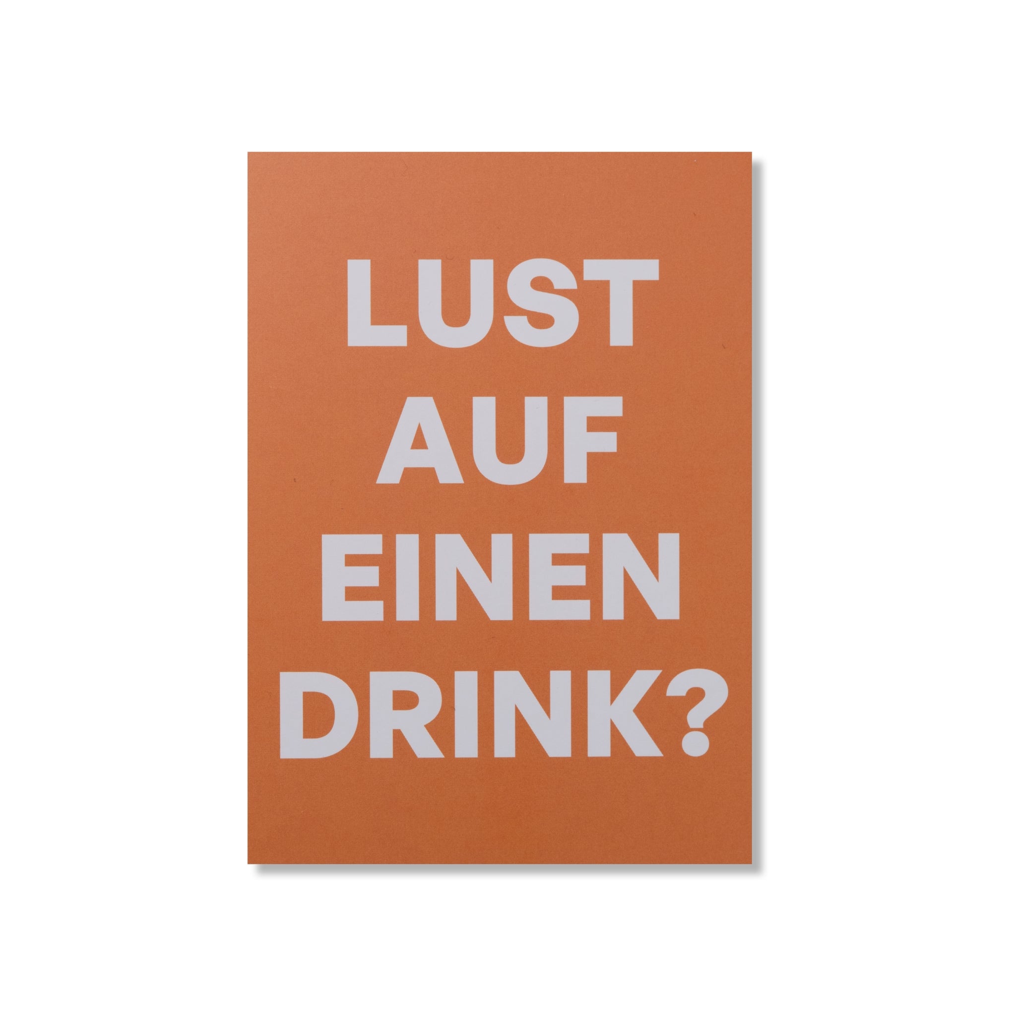 POSTKARTE LUST AUF EINEN DRINK?