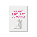 POSTKARTE HAPPY BIRTHDAY COWGIRL